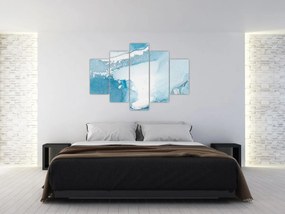 Tablou - Decor albastru (150x105 cm)