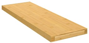 vidaXL Raft de perete, 60x20x2,5 cm, bambus