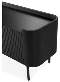 Comodă TV neagră 180x55x40 cm Willa – MOME