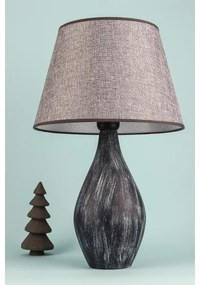 Lampă de masă RAMZES 1xE27/40W/230V, gri
