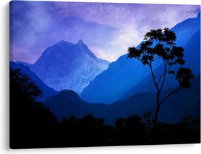 Tablou - Cerul de noapte din Nepal (70x50 cm)