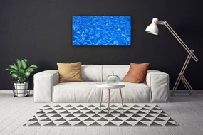 Tablou pe panza canvas Apa Art Albastru