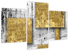 Tablou - Pătrate de aur N⁰3 (90x60 cm)