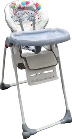Scaun de masa pentru copii si bebe Baby Care™ CC reglabil in 3 trepte, Pliabil, Centura de siguranta, Sezut comfortabil, Masuta detasabila, Pozitie