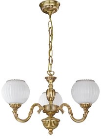 Candelabru din alama cu 3 brate design italian 9350