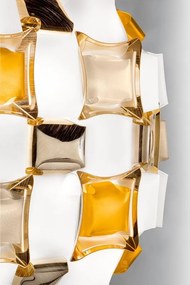 Aplica perete sau tavan design modern geometric Mida Large Amber