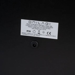BRILAGI - Oglindă pentru machiaj LED reglabilă CALIFORNIA LED/25W/230V 55x44 cm neagră