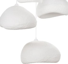 Brilagi - Lustru suspendat pe cablu WABI SABI 4xE27/40W/230V Ø 95 cm alb