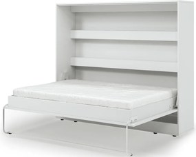Pat rabatabil Devesto Horizontal Wall 140 alb, 200x140 cm – Alb