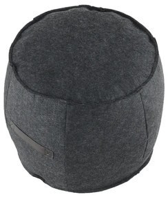 Taburet, material textil gri/maro, RAGIN