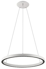 Lustra LED design circular, Diametru 62,8cm, RIUMAR alb, MA-8672