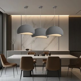 BRILAGI - Lustră suspendată pe cablu WABI SABI 1xE27/60W/230V Ø 50 cm gri