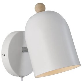 Aplica de perete camera copii design nordic Gaston alba