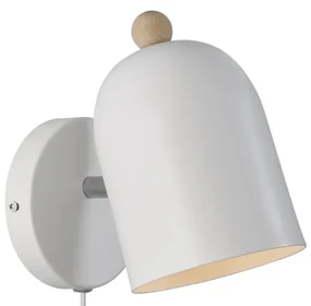Aplica de perete camera copii design nordic Gaston alba