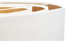 Lustr TRINITI 1xE27/60W/230V alb/auriu pe cablu