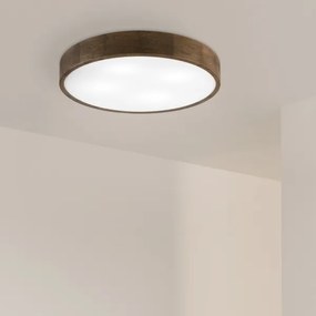 Brilagi - Plafonieră LED CARVALHO 4xE27/60W/230V, finisaj stejar-nuc, Ø 57,5 cm