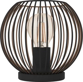 Eglo 901872 - Lampă de masă ALMANZORA 1xE27/60W/230V neagră