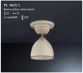 Plafoniera realizata manual design italian 9671