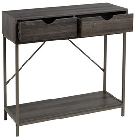 Masă consolă maro 30x80 cm – Casa Selección