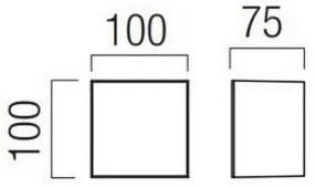 Aplică LED de exterior KODIAK LED/5W/230V IP65 albă/neagră Redo 90322