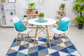 OFERTA Masa de dining alba OSLO 80x80 II. calitate