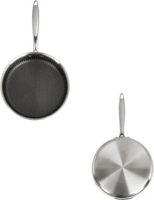 Tigaie inalta Zilan ZLN9679 cu capac tri-ply, inox, antiaderent, protectie la zgarieturi, usor de spalat, 26 cm ,3.2L