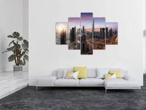 Tablou - Panorama din Dubai (150x105 cm)