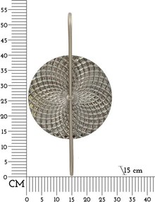 Aplică de perete argintie din metal Silvery – Mauro Ferretti