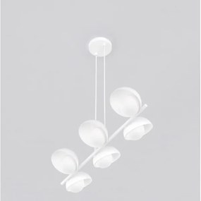 Candelabru pe cablu BOOM 6xG9/8W/230V, alb