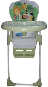 Scaun de masa pentru copii si bebe Baby Care™ reglabil in 3 trepte,pliabil, centura de siguranta, sezut comfortabil, masuta detasabila, functie