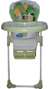 Scaun de masa pentru copii si bebe Baby Care™ reglabil in 3 trepte,pliabil, centura de siguranta, sezut comfortabil, masuta detasabila, functie