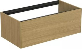 Dulap baza suspendat Ideal Standard Atelier Conca finisaj stejar deschis 1 sertar 100 cm