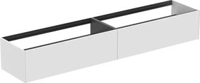 Dulap baza suspendat Ideal Standard Atelier Conca alb mat 2 sertare 240 cm