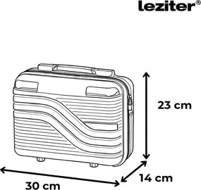 TraveLux Urban travel duffel cu capac dur 23x30x14 cm roz somon