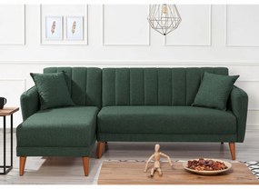 Coltar Aqua Köşe Left, 225 x 85 x 145 cm, Verde Inchis