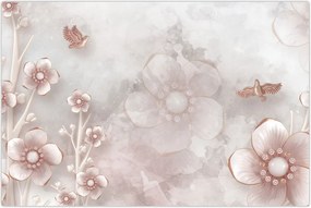 Tablou - Flori roz (90x60 cm)