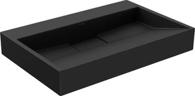 Mexen Ava chiuvetă de blat din conglomerat B/O 70 x 46 cm, neagră - 23017070