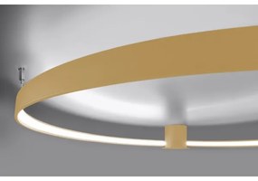 Thoro TH.223 - Plafonieră LED RIO, 30W, 230V, CRI 98, 4000K, Ø 55 cm, auriu
