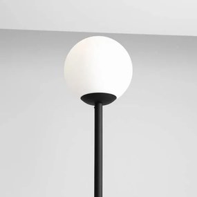 Lampadar modern negru cu glob de sticla Pinne