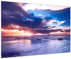 Tablou - Apus de soare la mare (90x60 cm)