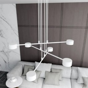 Lustră pe cablu MODUS 6xGX53/10W/230V alb