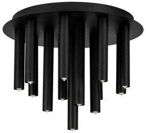 Plafonieră neagră cu abajur din metal 34x34 cm Gocce - Markslöjd