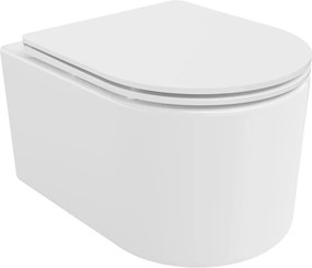 Mexen Sofia vas WC Rimless cu capac cu cădere lentă slim, duroplast, alb lucios - 30540300