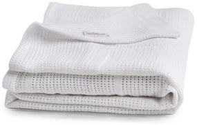 Babymatex Pătură pentru copii Sisi albă, 75 x 100cm