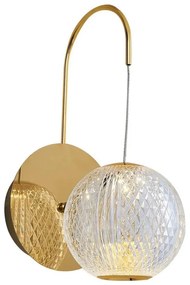 Aplica de perete LED CREMONA, 5W, 230V, 3000K, auriu