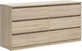 Comoda TETRIX, stejar sonoma, PAL, 150x45x76 cm