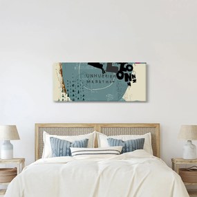 Tablou - Flying balon cu curcubeu (120x50 cm)