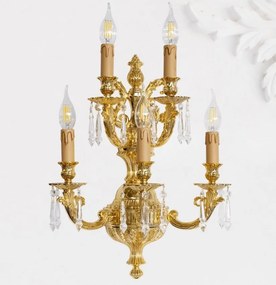 Aplica de perete LUX realizat manual cu cristale Scholer Empire
