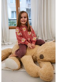 Fotoliu puf pentru copii maro Sleepy Bear – Lorena Canals
