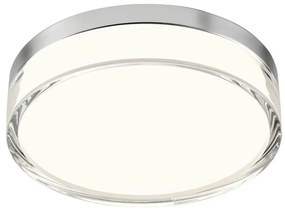 Plafonieră LED Redo 01-3727 FRISBI LED/12W/230V 3000/4000K IP44 crom